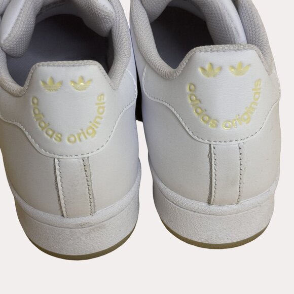 Adidas Womens Superstar Low Shoes Sneakers Easy Yellow White 8.5 - Picture 6 of 10